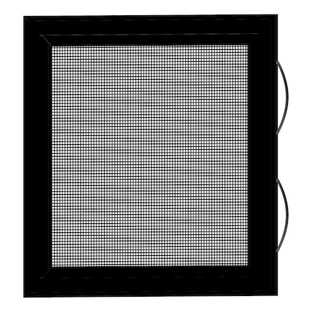 Ritescreen 34.625 in W x 30.625 in H Double hung Window Screen, DH1, UltraVue Mesh, Black DH1-L48-MSUV-L00-H30.625-W34.625